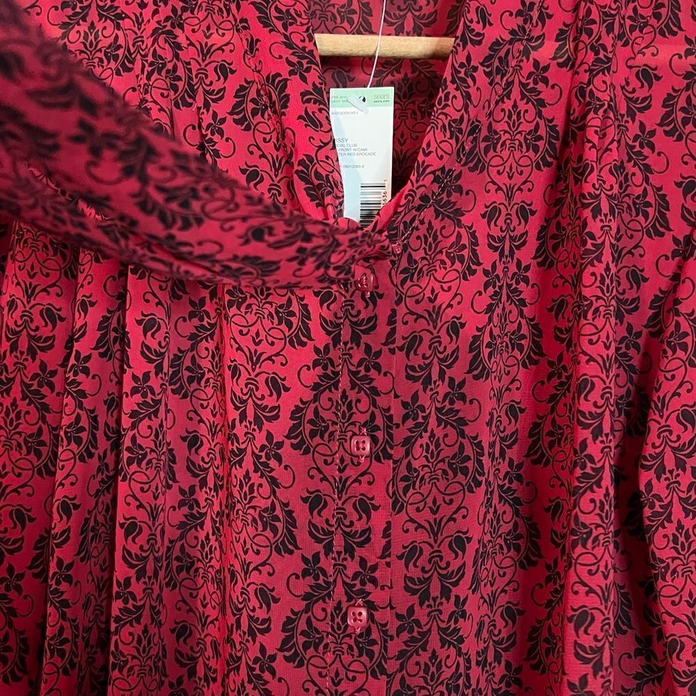NWT! Covington patterned blouse - Picture 4 of 11